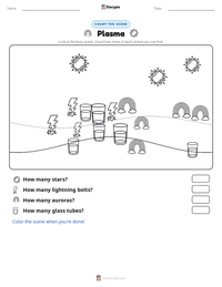 Plasma printable worksheet preview