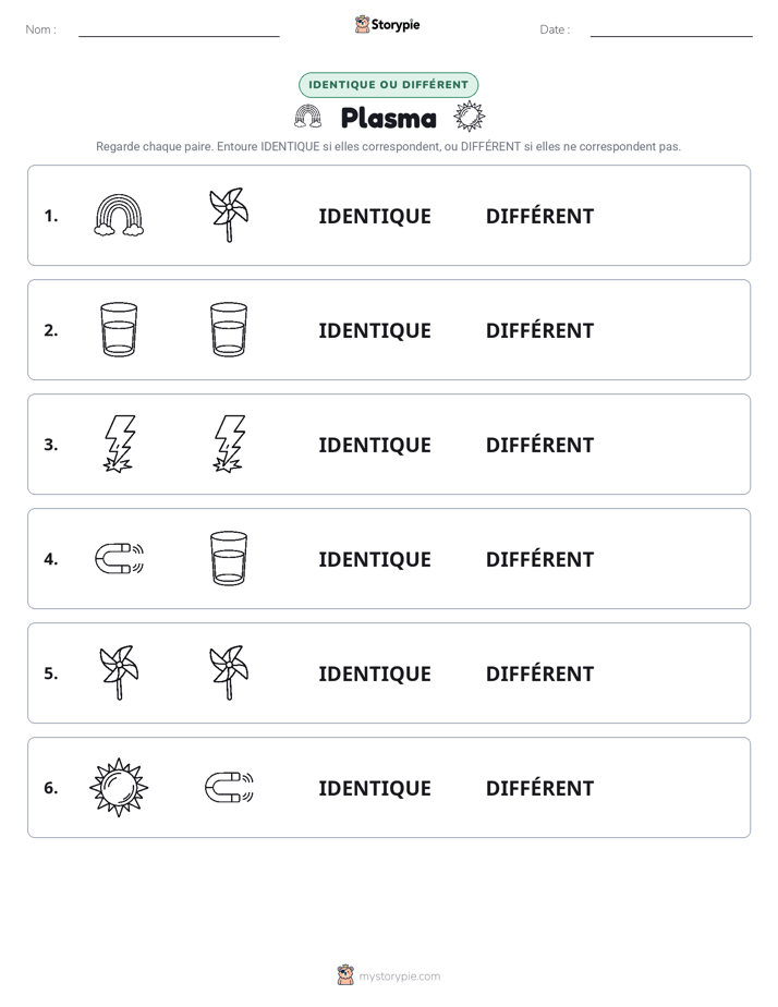Identique ou Différent