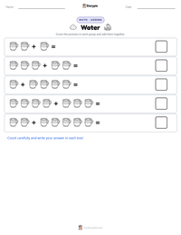 Water printable worksheet preview