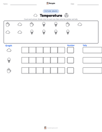 Temperature printable worksheet preview