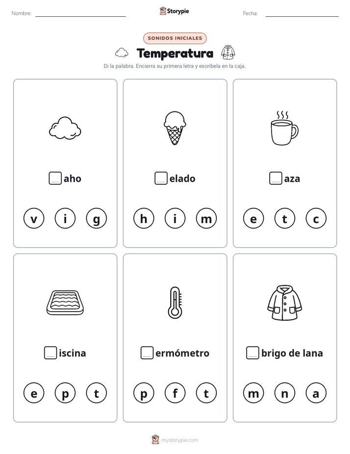 Sonidos Iniciales