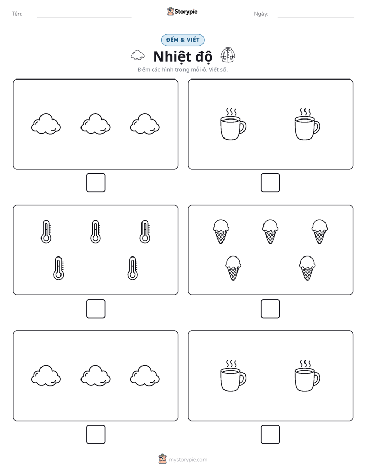 Đếm & Viết