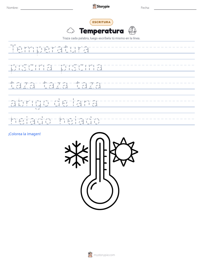 Práctica de Escritura