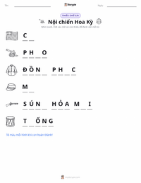 Xem trước tài liệu in sẵn Nội chiến Hoa Kỳ
