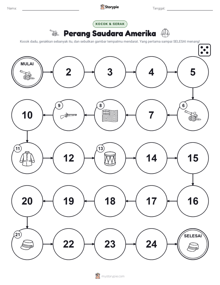 Permainan Gulung & Pindah