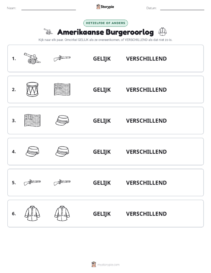 Zelfde of Verschillend