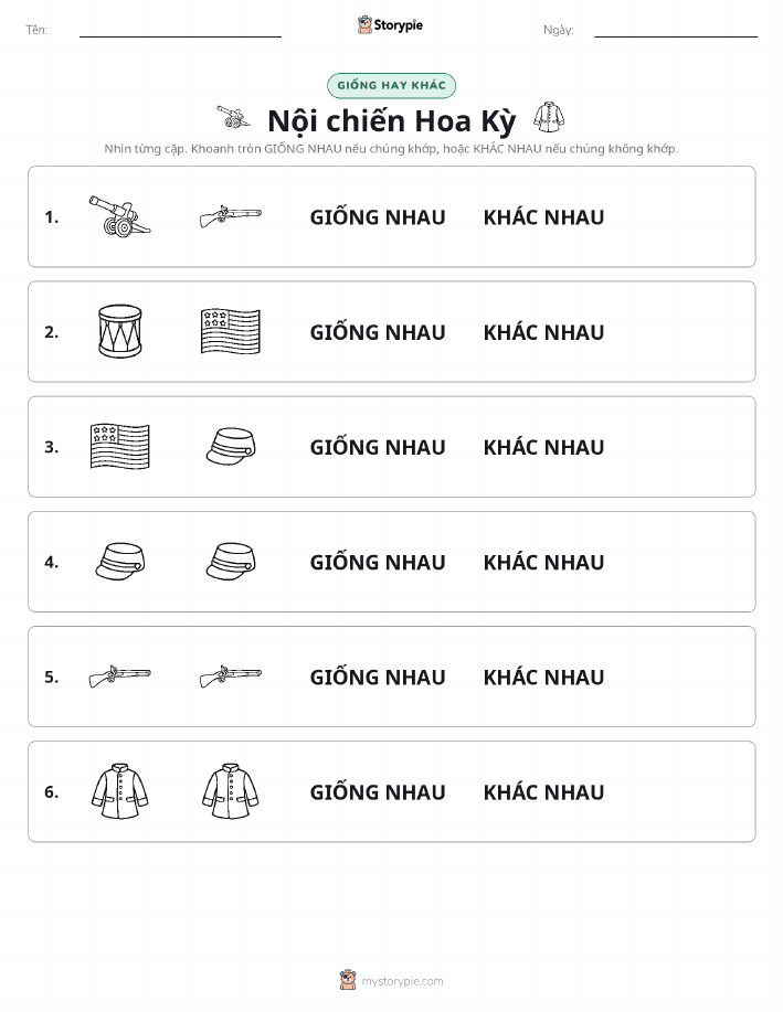 Giống Hay Khác