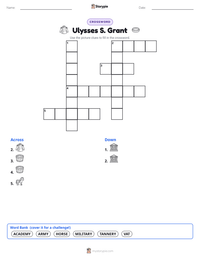 Ulysses S. Grant printable worksheet preview
