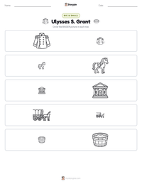 Ulysses S. Grant printable worksheet preview