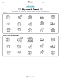 Ulysses S. Grant printable worksheet preview
