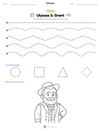 Ulysses S. Grant printable worksheet preview