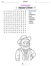 Podgląd drukowalnego arkusza ćwiczeń Ulysses S. Grant