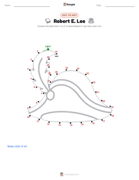 Robert E. Lee printable worksheet preview