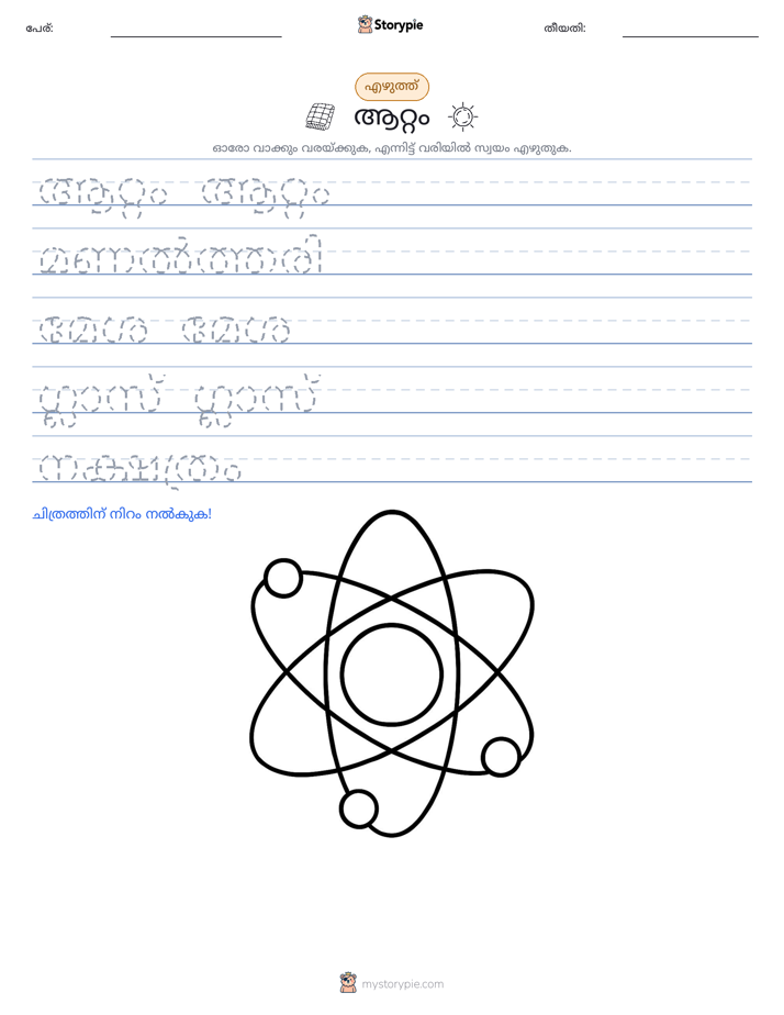 എഴുത്ത് പരിശീലനം