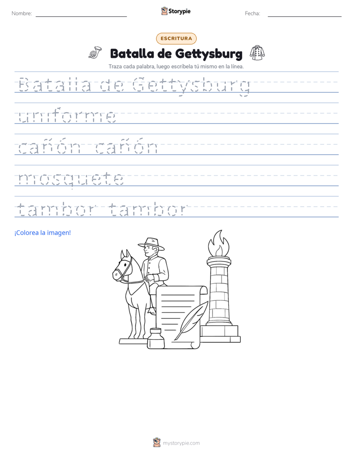 Práctica de Escritura
