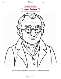 Anteprima della scheda stampabile di John Dalton