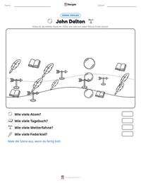 John Dalton druckbare Arbeitsblatt Vorschau
