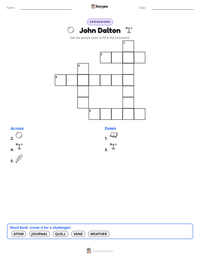 John Dalton printable worksheet preview
