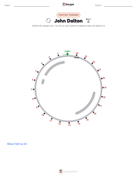 John Dalton afdrukbare werkblad voorbeeld