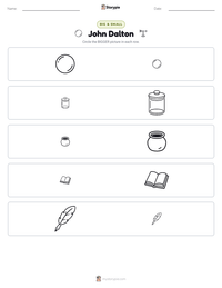 John Dalton printable worksheet preview