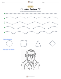 John Dalton printable worksheet preview