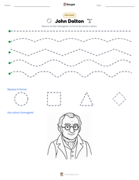 Anteprima della scheda stampabile di John Dalton