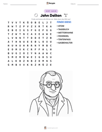 John Dalton druckbare Arbeitsblatt Vorschau