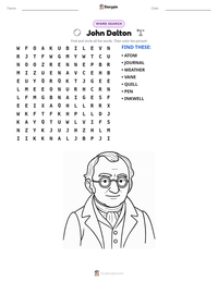 John Dalton printable worksheet preview