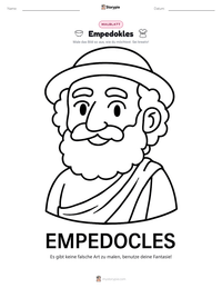 Empedokles druckbare Arbeitsblatt Vorschau