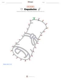 Empedocles printable worksheet preview