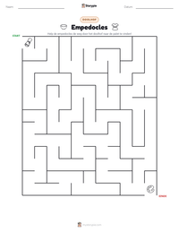 Empedocles afdrukbare werkblad voorbeeld