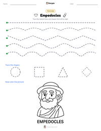 Empedocles printable worksheet preview