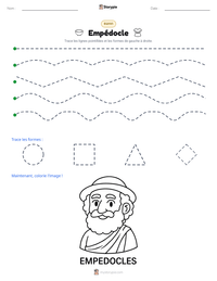 Aperçu de la feuille de travail imprimable Empédocle