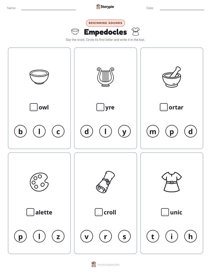 Beginning Sounds