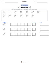 Molecule printable worksheet preview