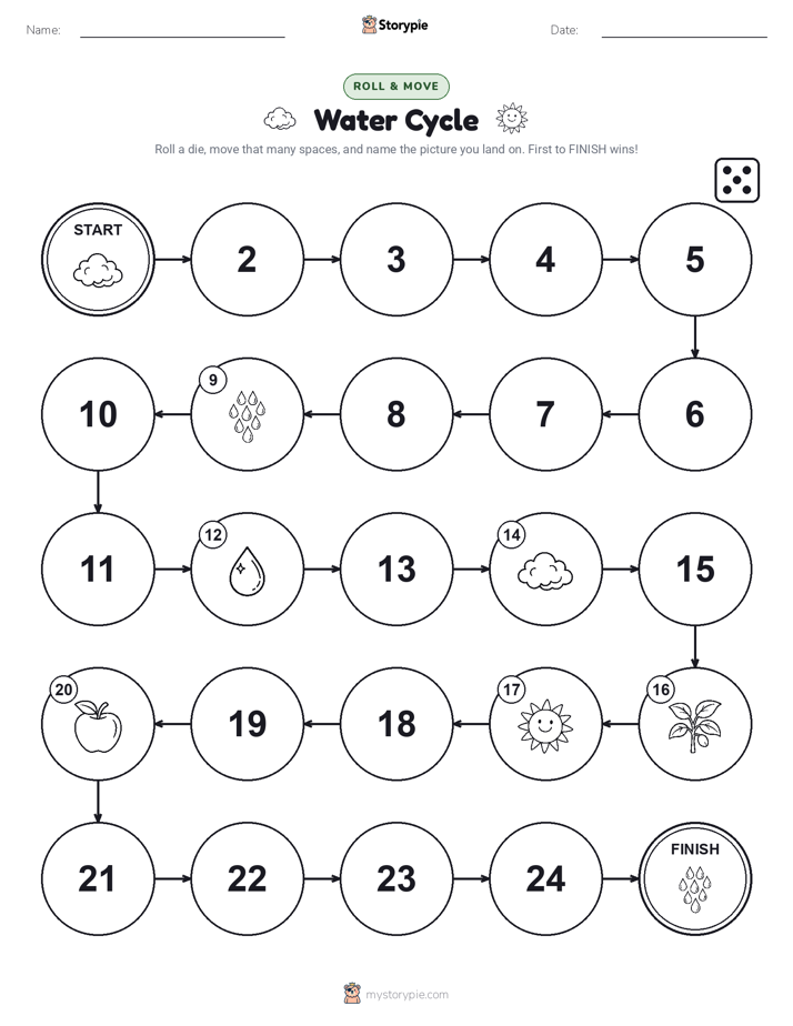 Roll & Move Game