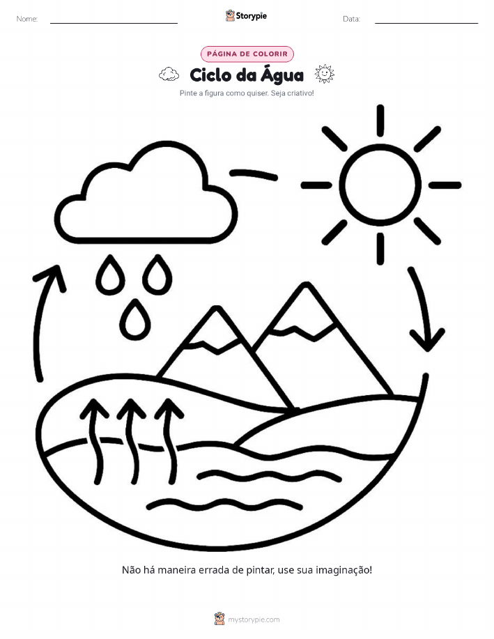 Página para colorir