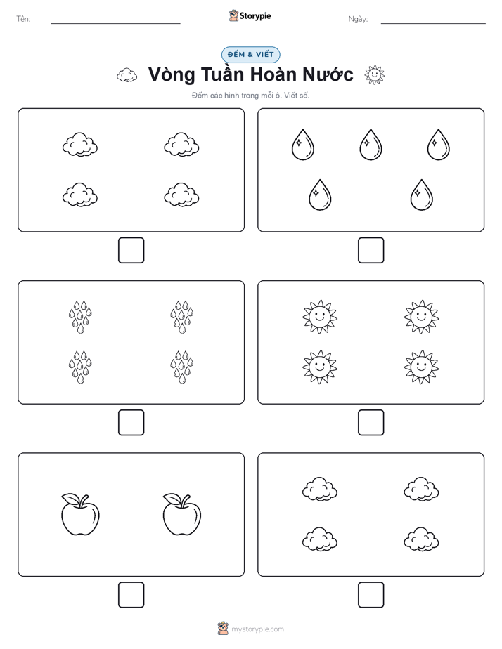Đếm & Viết