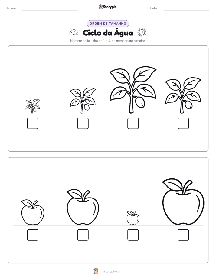 Ordem de Tamanho