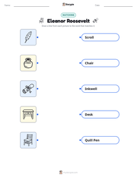 Eleanor Roosevelt printable worksheet preview