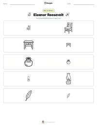 Eleanor Roosevelt printable worksheet preview