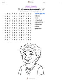 Anteprima della scheda stampabile di Eleanor Roosevelt