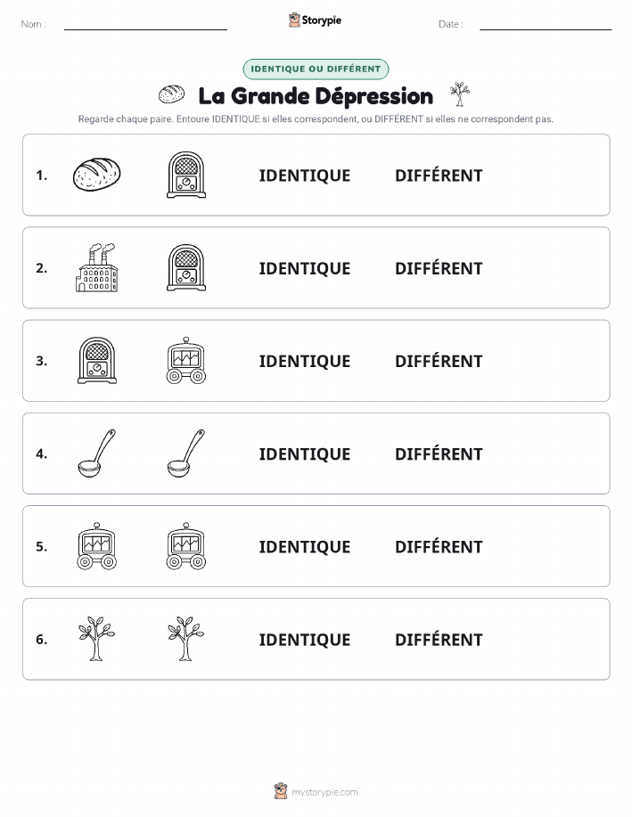 Identique ou Différent