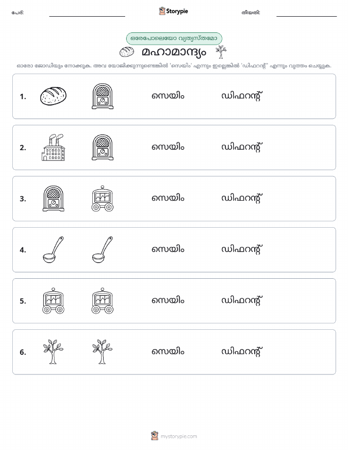 ഒന്നോ വ്യത്യാസമോ