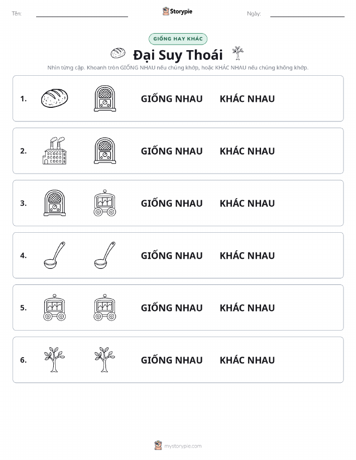 Giống Hay Khác