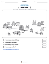 New Deal printable worksheet preview