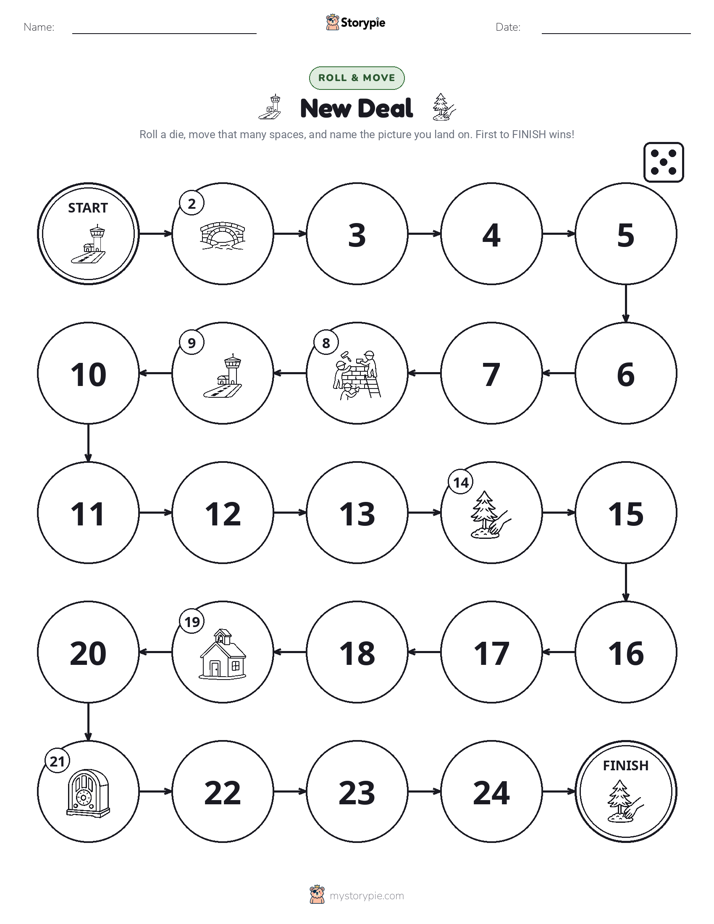 Roll & Move Game