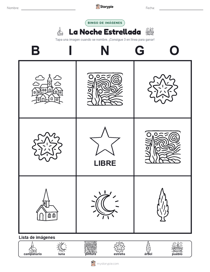 Bingo de Imágenes