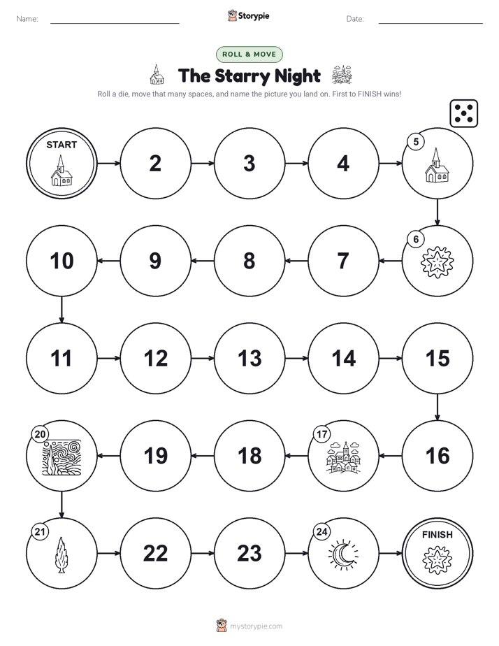 Roll & Move Game