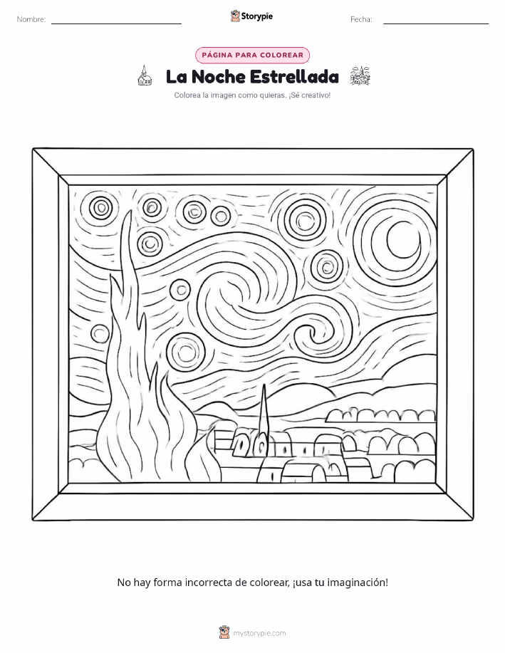Página para Colorear